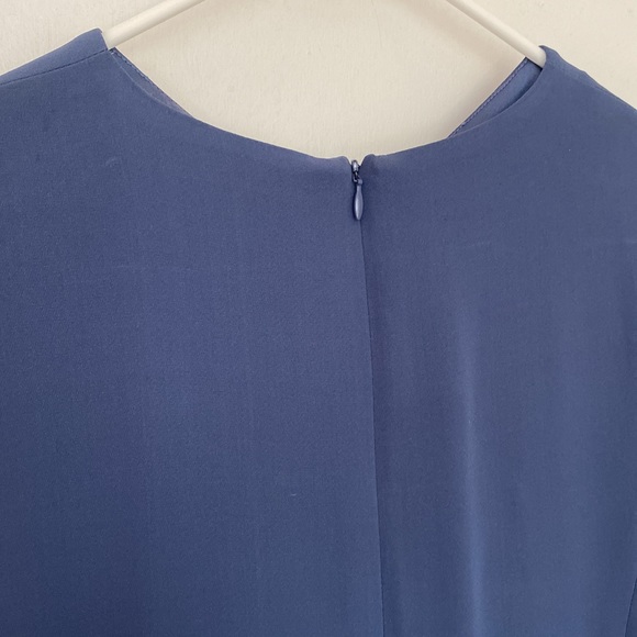 Tom and Linda Platt double face georgette dress with sleeves - US6 - Picture 12 of 13